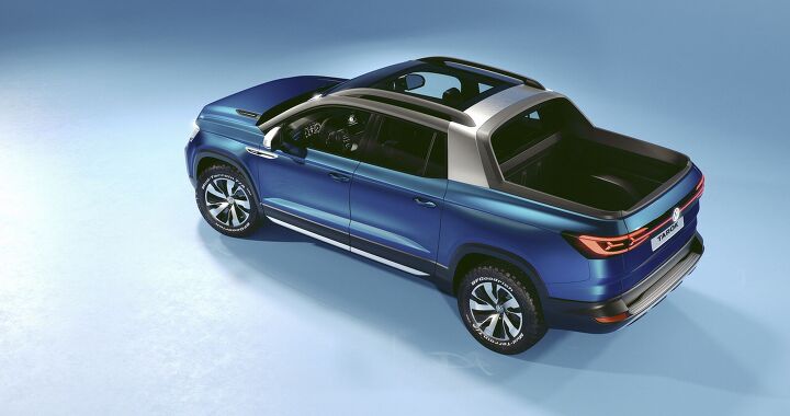 vw debuts small pickup concept to gauge north american interest
