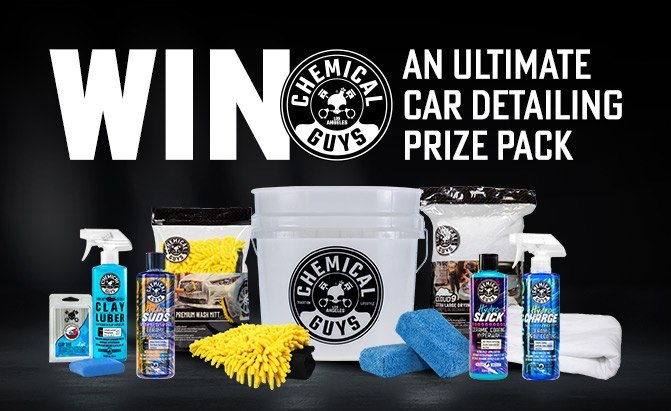 enter for a chance to win the ultimate car detailing kit