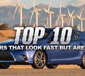top 10 cars that look fast but aren t