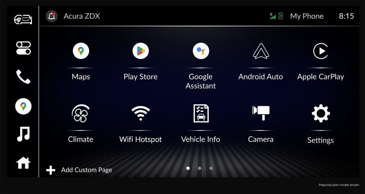 2024 acura zdx will use google based infotainment system