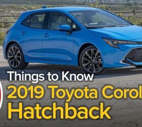 9 Things to Know About the 2019 Toyota Corolla Hatchback: The Short List