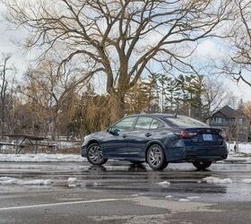 No matter the season, the Subaru Legacy's symmetrical all-wheel drive has you covered.