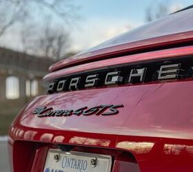 There might not be a lot of room on the back of the 911 Carrera 4 GTS for that badge, but Porsche makes it work.