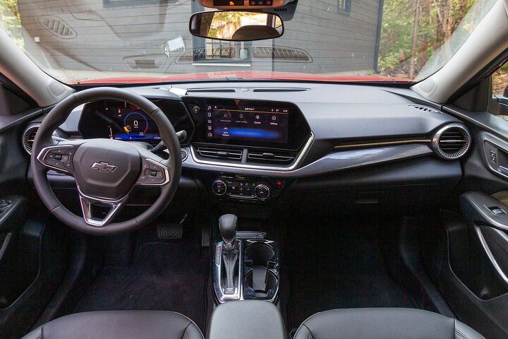 The Corvette-inspired cabin of the 2024 Chevrolet Trax