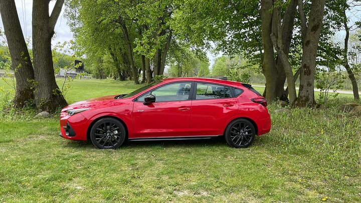 It's proportions make it looks quite small, but the Impreza is one of the largest compact hatchbacks on the market. And inside it really shows.