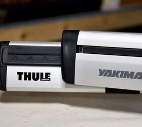 We're long-term testing both Thule and Yakima crossbars. Photo credit: David Traver Adolphus / AutoGuide.com.