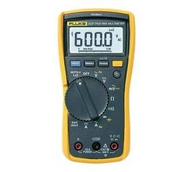 Fluke&#8217;s 117 multimeter has more functions than most; it can even measure frequency. Photo credit: Amazon.com.
