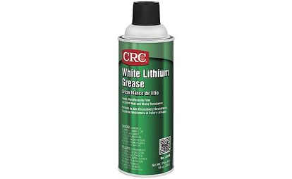 CRC White Lithium grease is easy to apply and inexpensive. Photo credit: Amazon.com.

