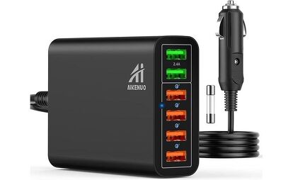 The AI AIKENUO can charge six devices at once. Photo credit: amazon.com.
