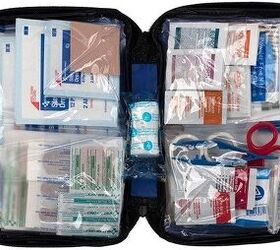 210 pieces First Aid Kit with Durable and Compact Canvas Bag for