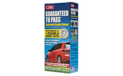 CRC Guaranteed to Pass Emissions System Cleaner is formulated to clean and remove gum, varnish, and other deposits from emission system components. Photo credit: Amazon.com.
