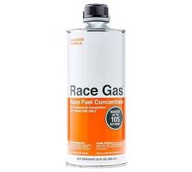 Race Gas is safe for emmisons systems, according to the manufacturer. Photo credit: Amazon.com. 
