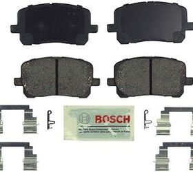 Bosch Blue brake pads have application-specific friction material. Photo credit: Amazon.com. 
