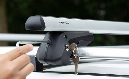 Amazon&#8217;s roof rack doesn&#8217;t have the best reviews and doesn&#8217;t cost much. Photo credit: Amazon.com.
