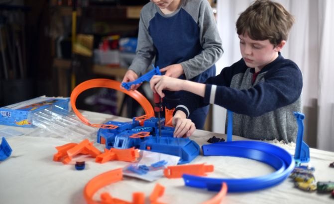 If you have kids under 10-or easily amused older ones-you cant go wrong with a Hot Wheels track set and some cars. Photo credit: David Traver Adolphus / AutoGuide.com.
