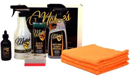 McKee&#8217;s 37 Ceramic Coating Kit is specially formulated for (and is only for) matte trim, finish, and wraps. Photo credit: Amazon.com.
