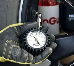 Even a cheap tire pressure gauge will be accurate to within a pound or two of pressure. Photo credit: David Traver Adolphus / AutoGuide.com.
