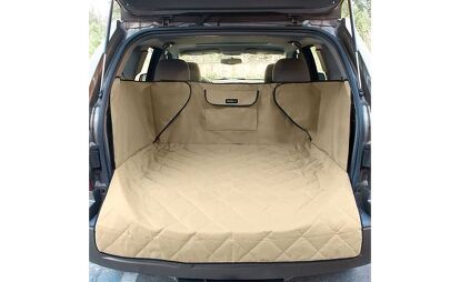 The plush cargo liner from FrontPet offers premium protection. Photo credit: Amazon.com.