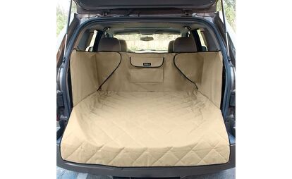Motor Trend Heavy Duty Full Size Cargo Liner For KIA Trunk - Black, Trimmable