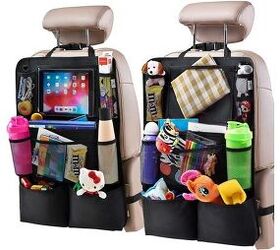 These seat back organizers are sold as a pair. Photo credit: Amazon.com.
