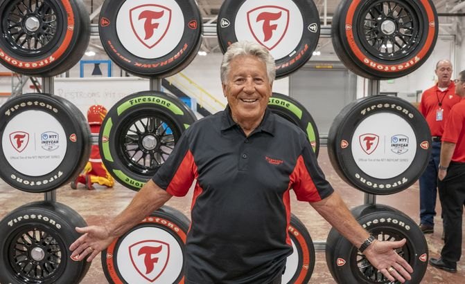 Mario Andretti at the ATPC opening. Photo credit: Ed Rode.