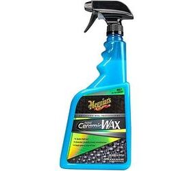We like Meguiar&#8217;s products generally, and their ceramic spray wax is no exception. Photo credit: Amazon.com. 
