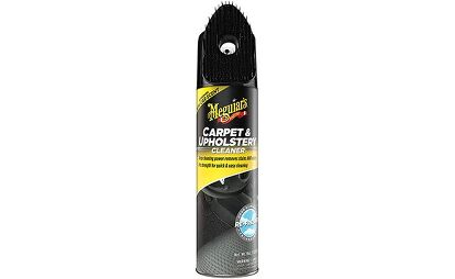 Meguiar&#8217;s recently improved their carpet and upholstery cleaner with the addition of a scrub-brush type cap. Photo credit: Amazon.com. 
