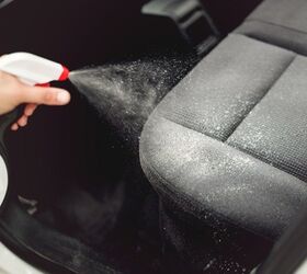 Efficient car seat fabric cleaner