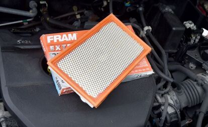 Fram&#8217;s Extra Guard filters are a step above their basic option. Photo credit: David Traver Adolphus / Autoguide.com.
