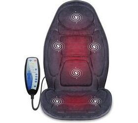 Heat and massage; the sybarite&#8217;s seat cover. Photo credit: Amazon.com. 

