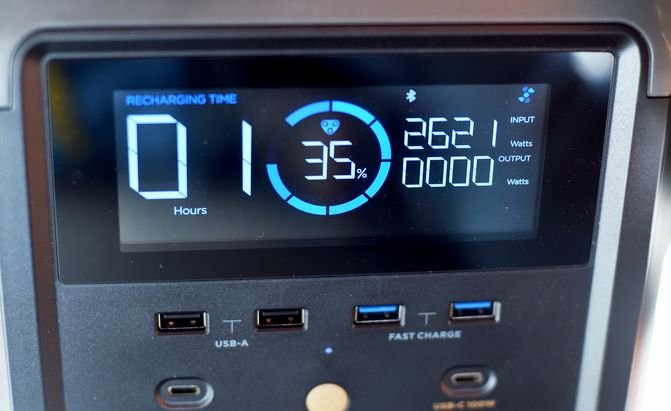 big juice testing the ecoflow delta pro power station