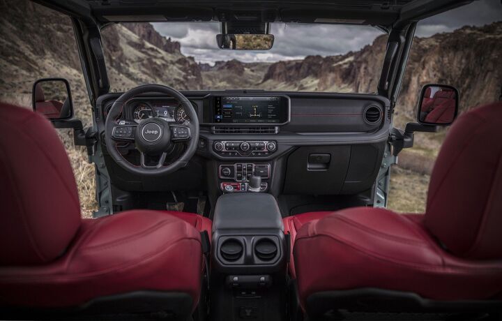 New 2024 Jeep(R) Wrangler Rubicon 392 with 12-way power adjustable front seats and all-new instrument panel featuring Uconnect 5 system with best-in-class 12.3-inch touchscreen radio