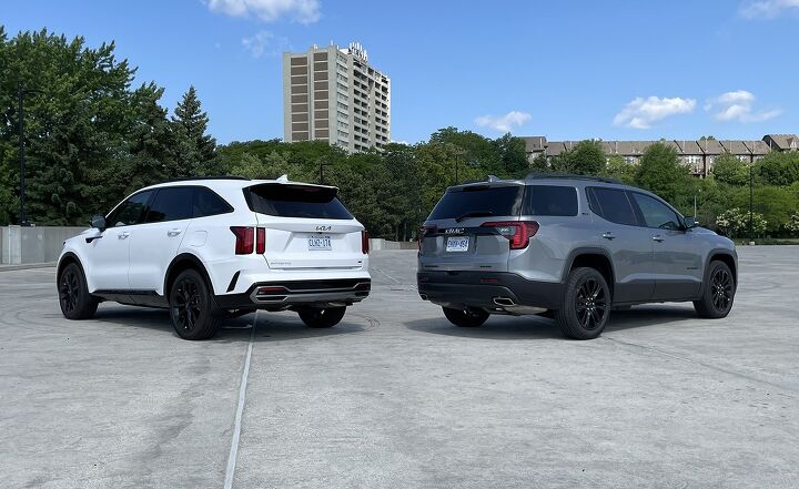 2023 gmc acadia vs 2023 kia sorento comparison