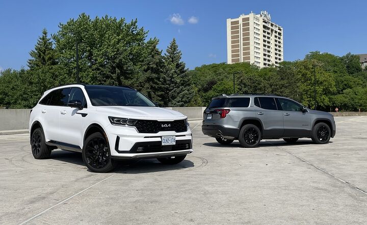 2023 gmc acadia vs 2023 kia sorento comparison