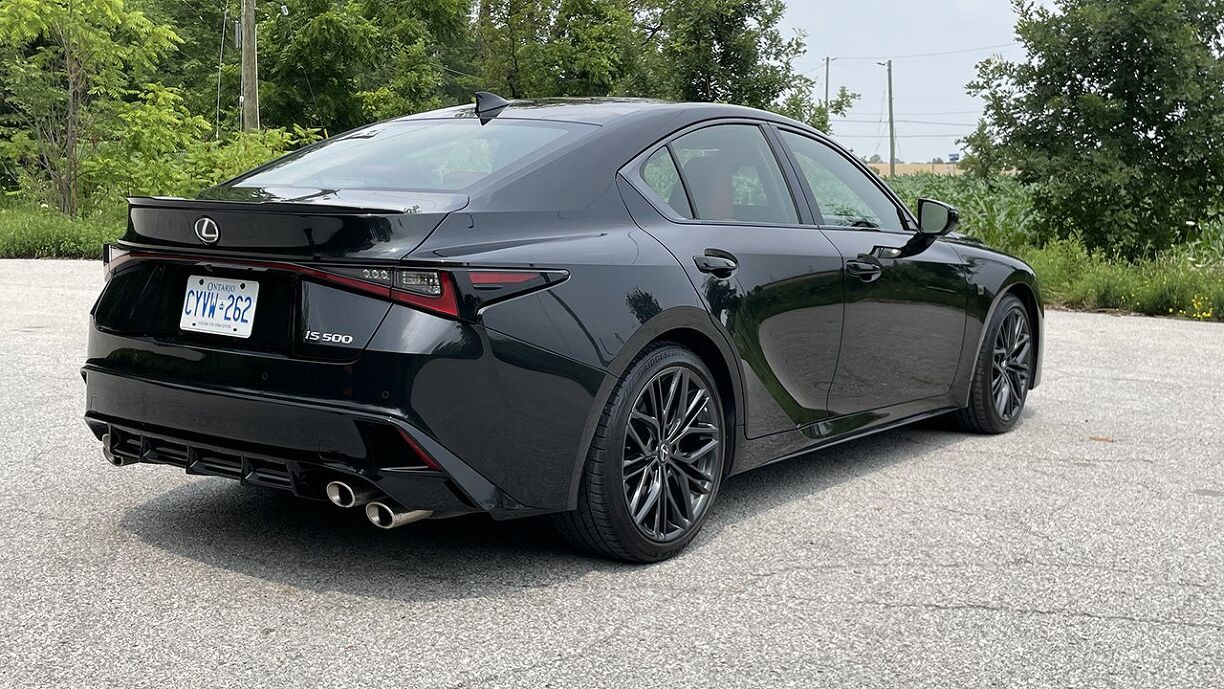 Is500 Rear 2023 Lexus IS 500 F Sport Performance Premium Review | AutoGuide.com