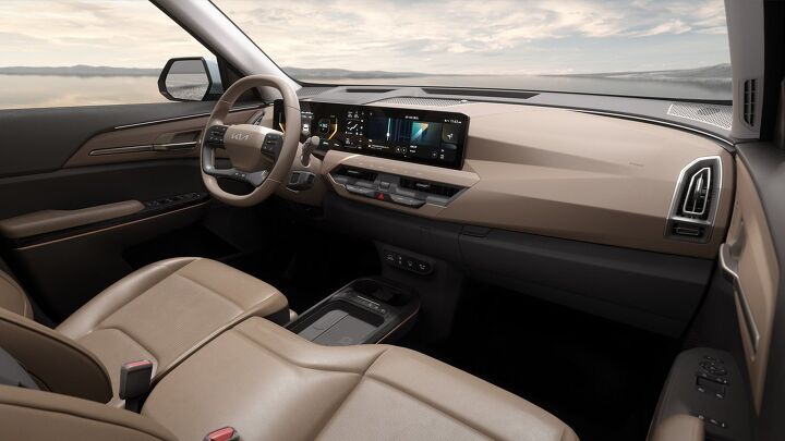 2024 kia ev5 revealed with cool looking bench seat