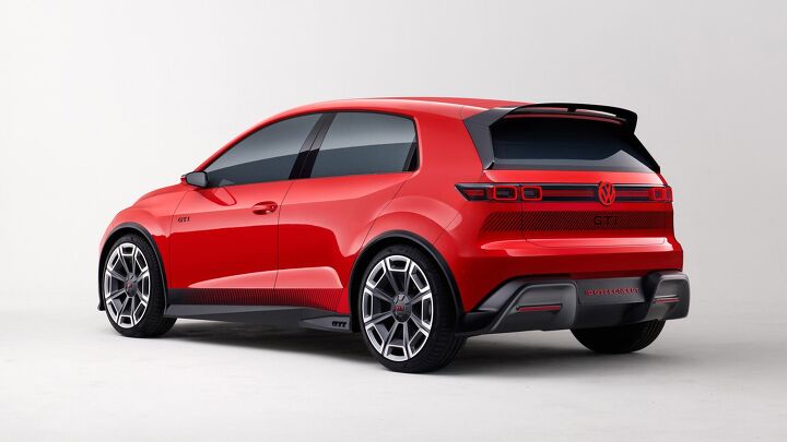 volkswagen id gti concept is a rambunctious all electric hot hatch