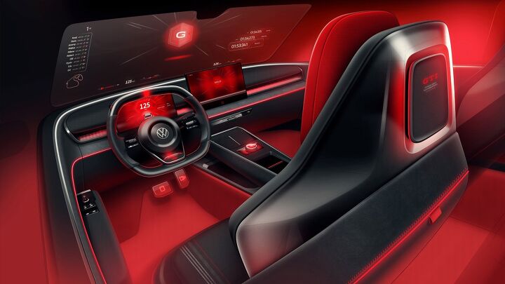 volkswagen id gti concept is a rambunctious all electric hot hatch