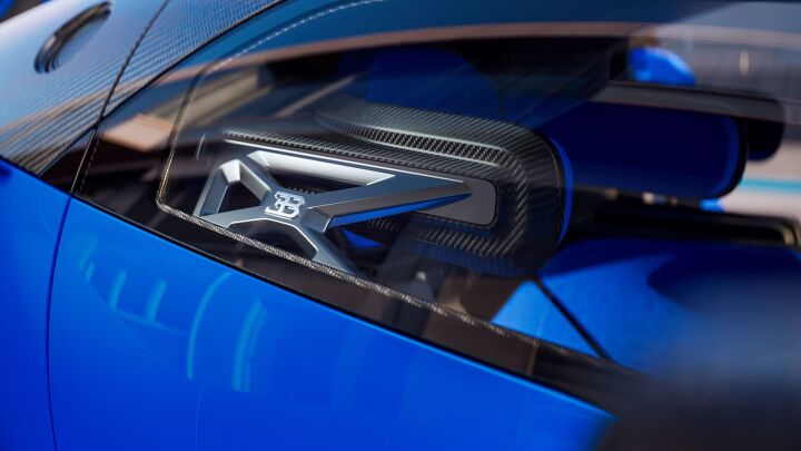 a first ever look under the skin of bugatti s upcoming hypercar, Outside of the headrests attached to the door