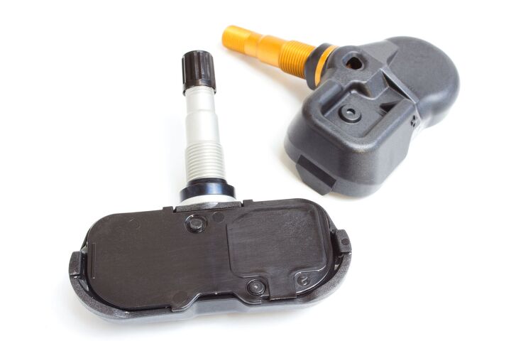 Tire pressure sensors (pictured here) have a lifespan and may be a reason that the TPMS light is on in your vehicle | Photo Credit: Stason4ik / Shutterstock.com