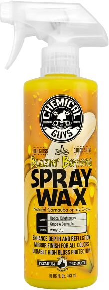 Chemical Guys makes an affordably priced premium spray wax. Photo: Amazon.com