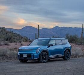 32 photos of the 2024 kia ev9 playing in the desert