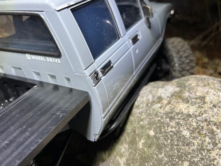 Our RC4WD C2X is now armored on the sides, and it's a big improvement. Photo Credit: Ross Ballot
