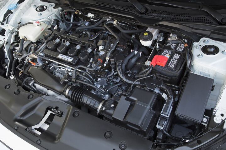 Turbocharged 1.5-liter 4-cylinder engine in the 2017 Honda Civic Sedan