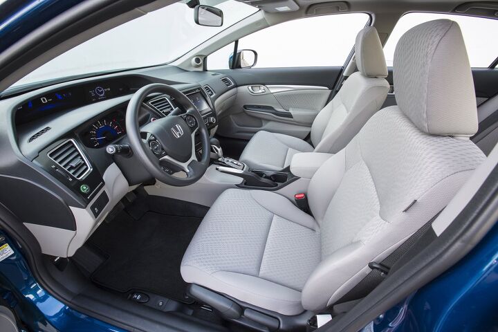 Interior of the 2015 Honda Civic Sedan