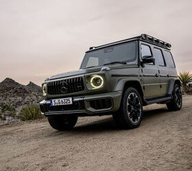 the new mercedes g class still has a v8 but where s the electric one