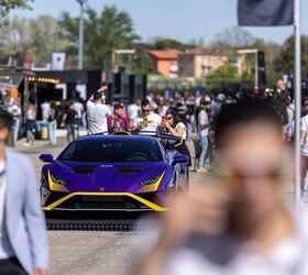 380 lamborghinis got together in italy here s what it looked like