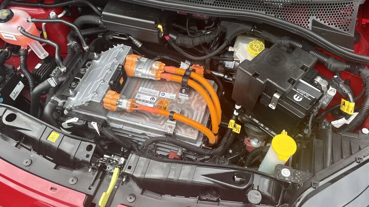 The electric heart of the new 2024 Fiat 500e. It's a 87kW motor.