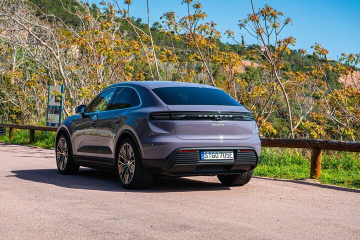 Aerodynamics play a big role in the Macan EV's exterior design. The new SUV still retains a recognizable Porsche look.