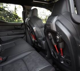 Do you like the TRD Pro's wicked-cool IsoDynamic seats? Bad news if you also like a usable back seat, then.